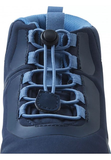 Detské barefoot topánky s membránou Reima Loikkii - Navy