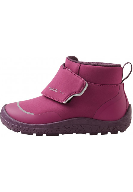 Detské barefoot topánky s membránou Reima Hyppii - Cool burgundy