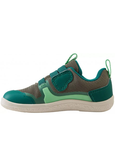 Detské barefoot topánky s membránou Reima Tepastelu - Greyish green