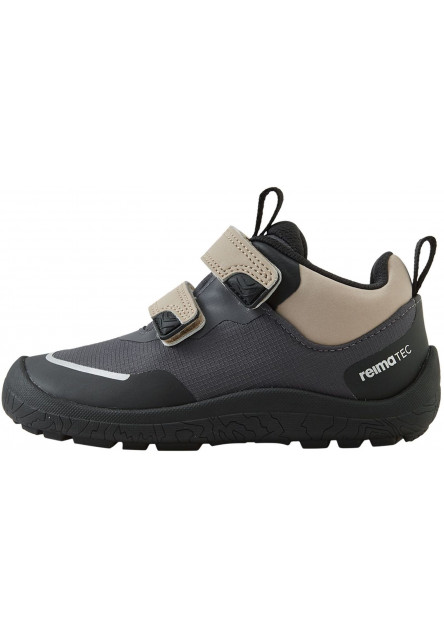 Detské barefoot topánky s membránou Reima Viikari - Soft black