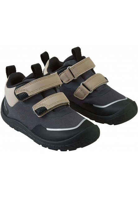 Detské barefoot topánky s membránou Reima Viikari - Soft black