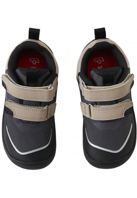 Detské barefoot topánky s membránou Reima Viikari - Soft black