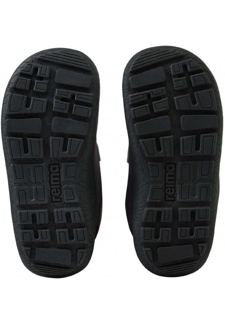Detské barefoot topánky s membránou Reima Viikari - Soft black