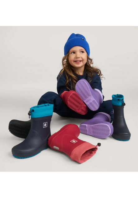 Detské barefoot gumáky Reima Thermo-Ankka - navy