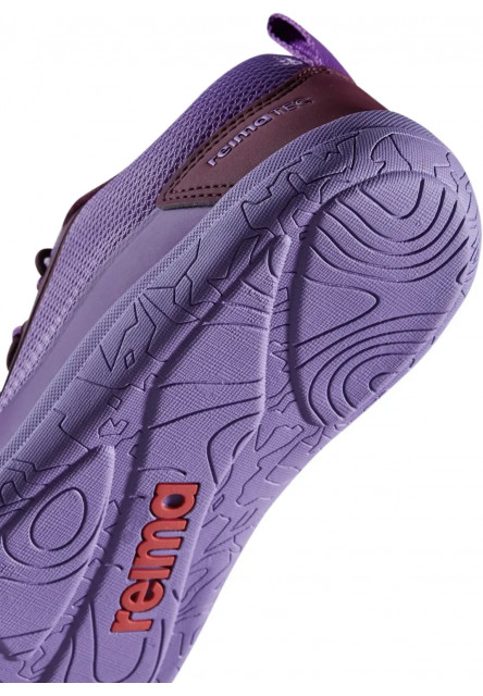 Detské barefoot topánky s membránou Reima Tallustelu - misty violet