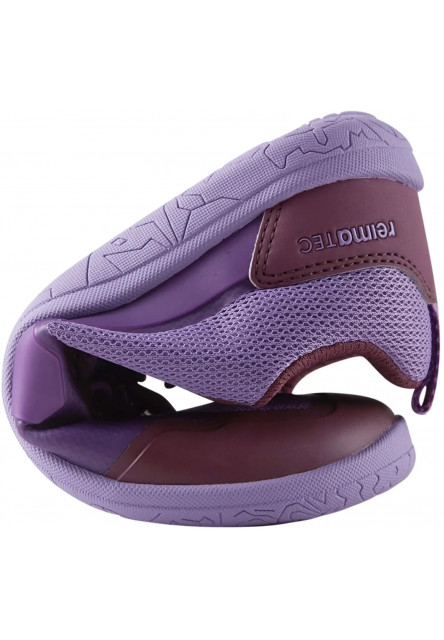 Detské barefoot topánky s membránou Reima Tallustelu - misty violet