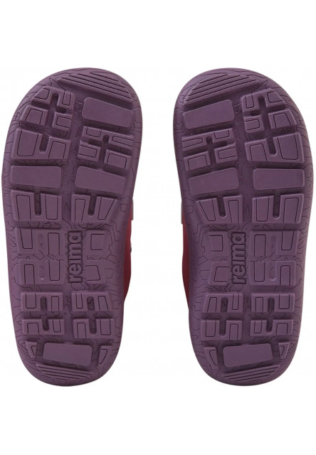 Detské barefoot topánky s membránou Reima Viikari - maroon