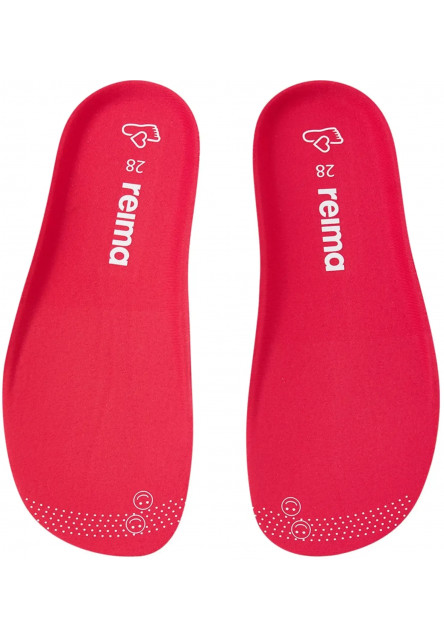 Detské barefoot topánky s membránou Reima Viikari - maroon