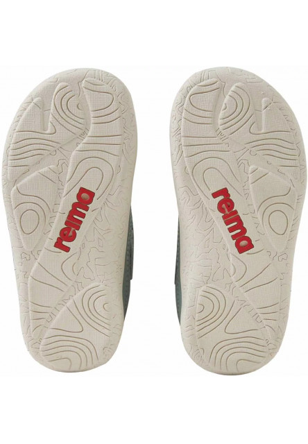 Detské barefoot topánky Reima Telmin Kids - Stone Green