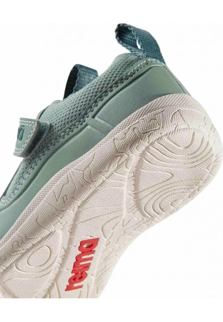 Detské barefoot topánky Reima Telmin Kids - Stone Green