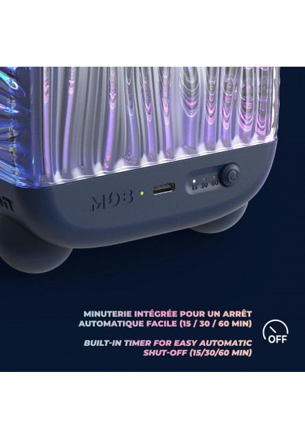 Nočné svetlo a reproduktor MOB Wavy Light - Abyss