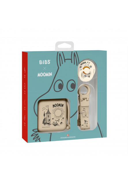 BIBS x Moomin darčekový set (Vanilla)