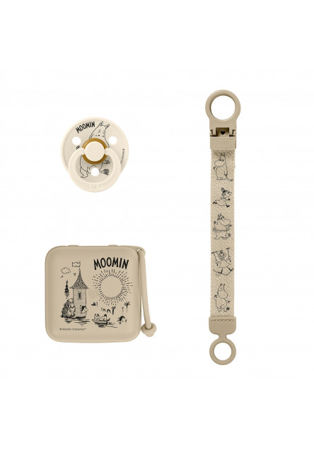 BIBS x Moomin darčekový set (Vanilla)