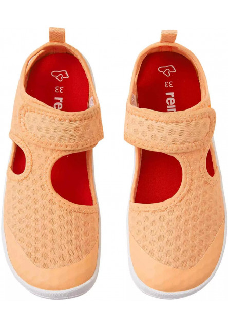 Detské barefoot sandále Reima Rantaan - Apricot