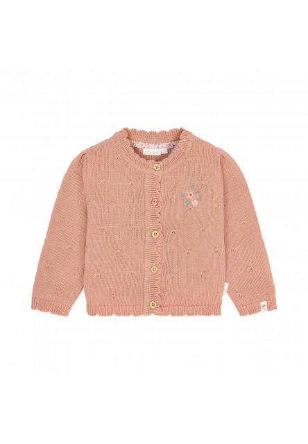 Kardigan pletený Deep Pink vel. 80