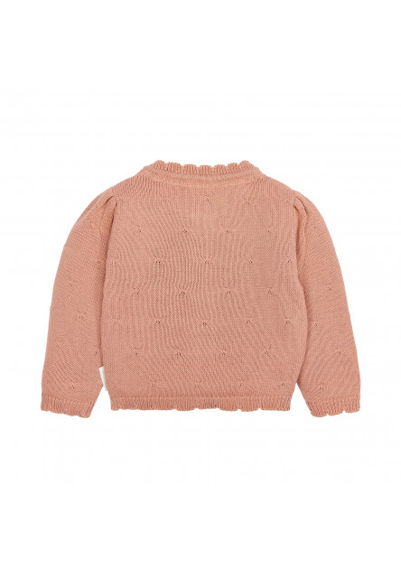 Kardigan pletený Deep Pink vel. 86