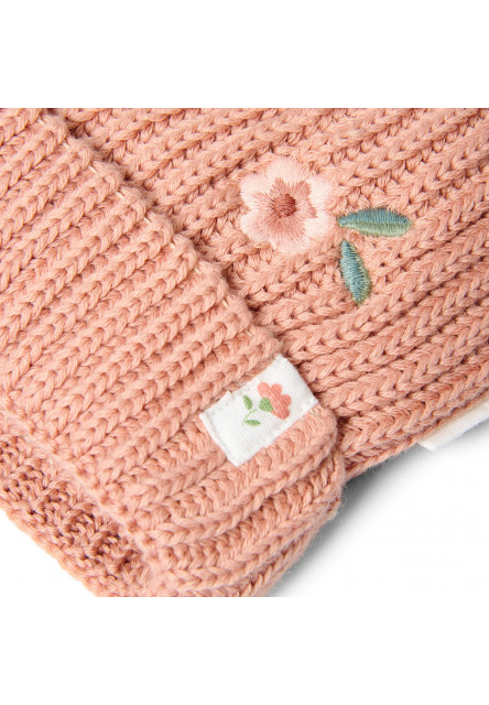Čepička pletená Deep Pink vel. 74-86