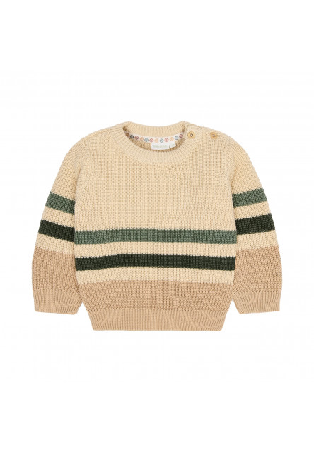 Svetřík pletený Warm Taupe vel. 80