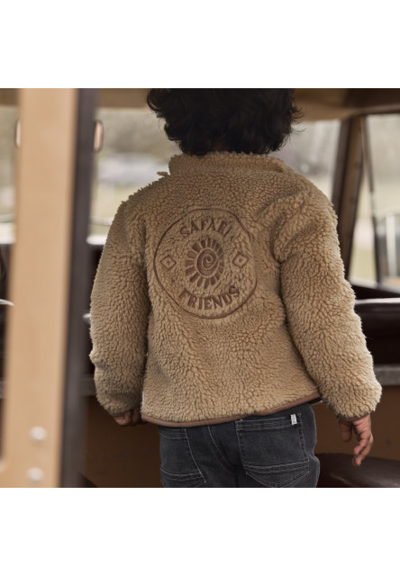 Kabátek Teddy Warm Taupe vel. 80