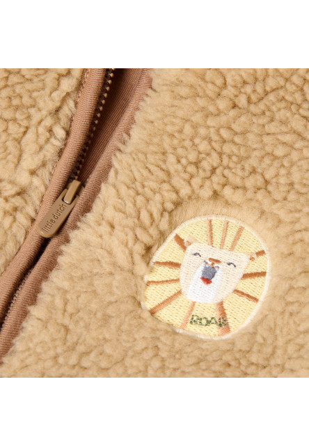 Kabátek Teddy Warm Taupe vel. 92