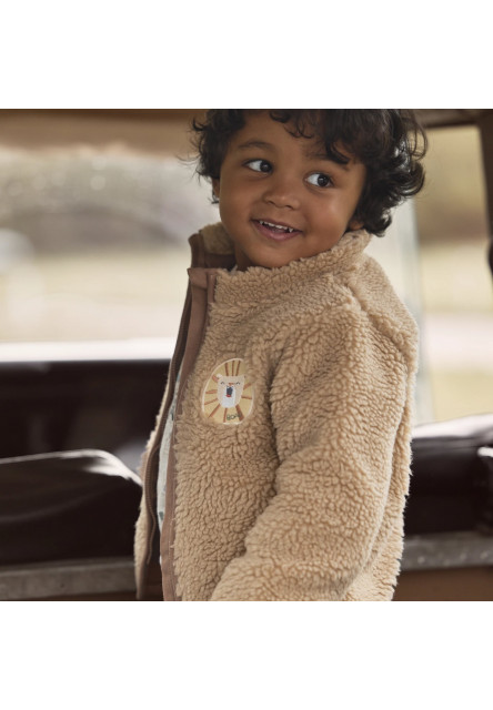 Kabátek Teddy Warm Taupe vel. 92