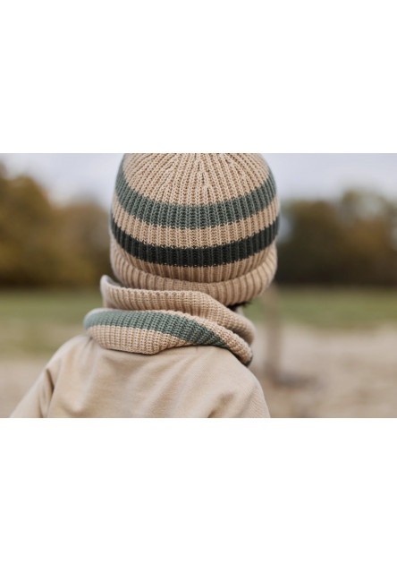 Čepička pletená Warm Taupe vel. 74-86
