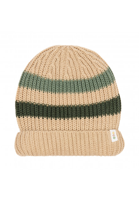 Čepička pletená Warm Taupe vel. 92-104