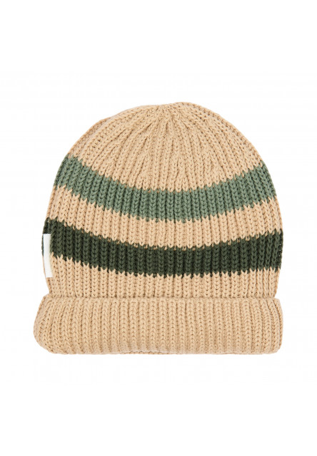 Čepička pletená Warm Taupe vel. 92-104