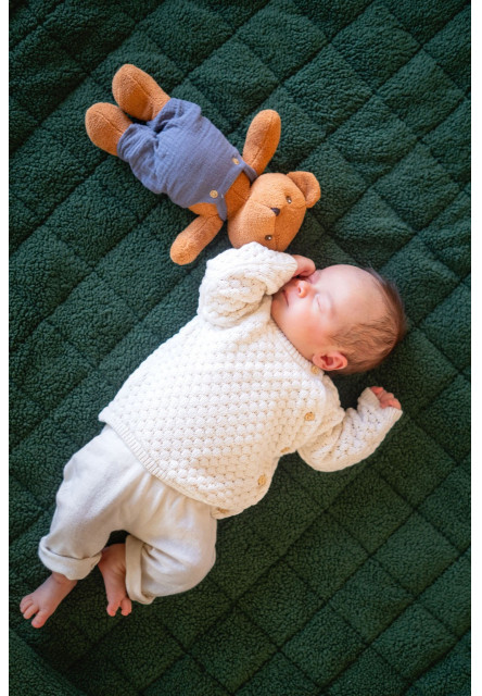 Noomad soft Hracia deka a Vak na hračky Teddy Evergreen