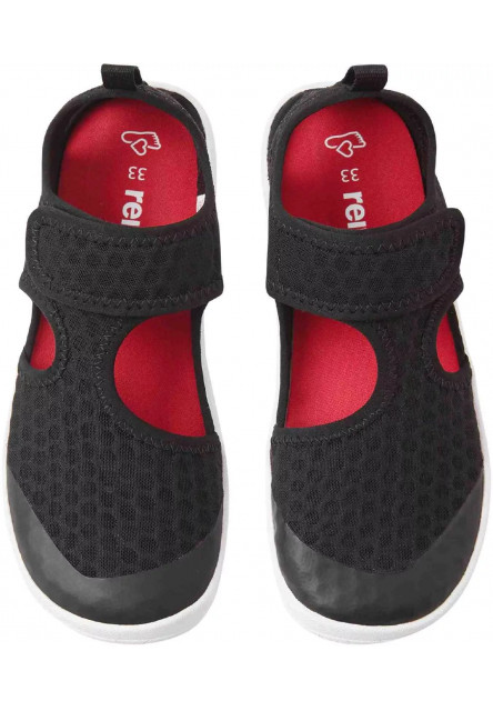 Detské barefoot sandále Reima Rantaan - Black