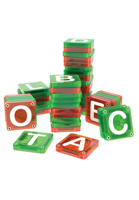 Magnetická stavebnica microMAGS LEARN Letters 56 dielov
