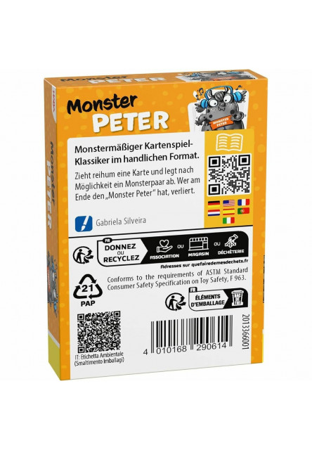 Mini kartová hra Čierny Peter Monster