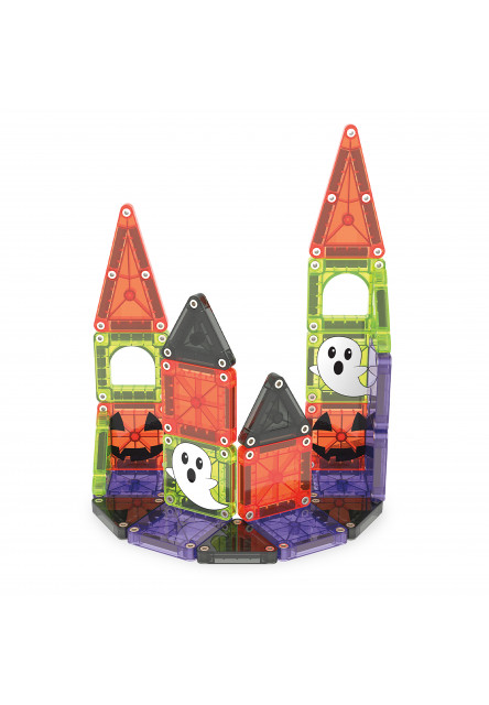 Magnetická stavebnica microMAGS Spooky Travel Set 24 dielov