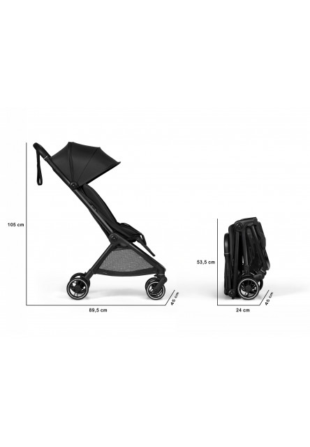 Connect Mini 2x kočík s madlom Taupe