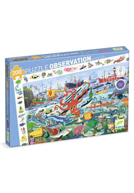Objavovacie puzzle Tajomstvá mora 200 ks
