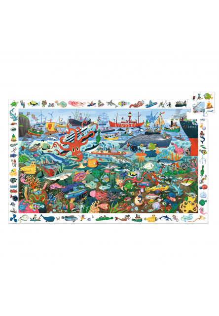 Objavovacie puzzle Tajomstvá mora 200 ks