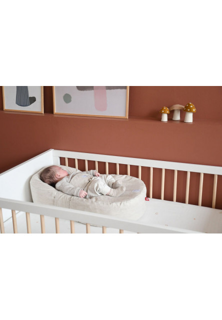 CocoonaBaby podložka + povlak Natural Linen