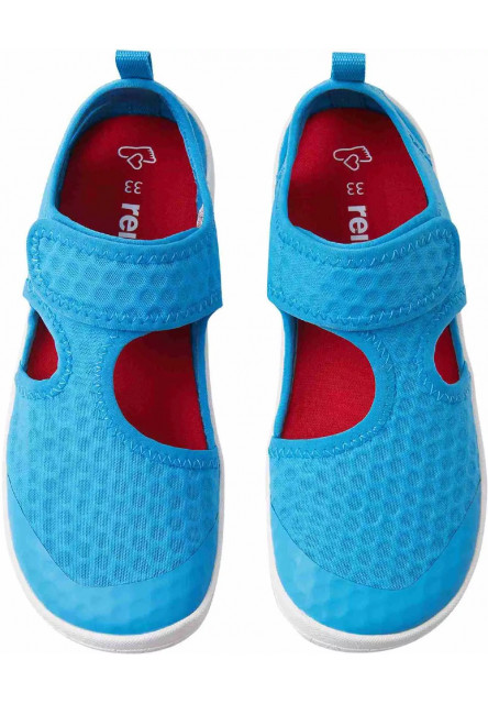 Detské barefoot sandále Reima Rantaan - Turquoise Blue