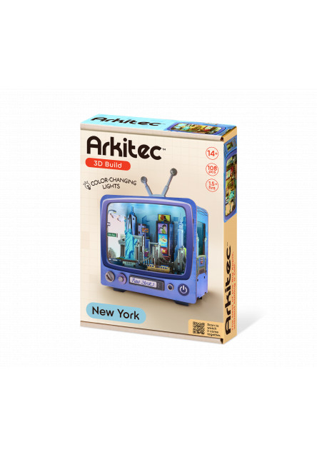 Stavebnica 3D s LED podsvietením New York