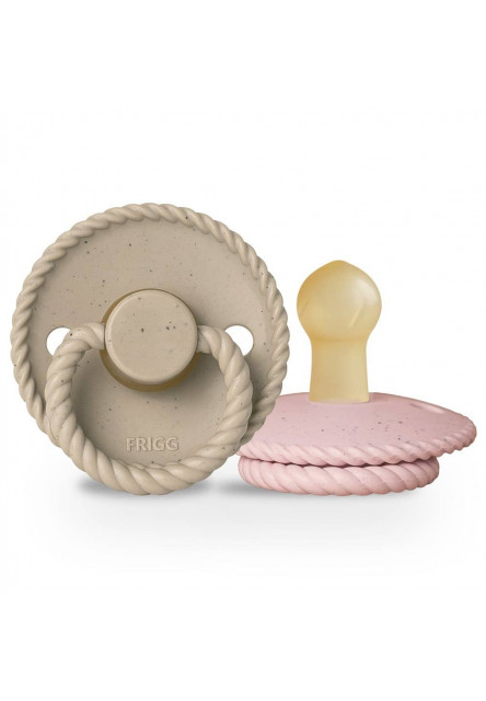 Dvojbalenie cumlíkov frigg mini mocha cappuccino/ rose latte, 0-6m, kaučuk
