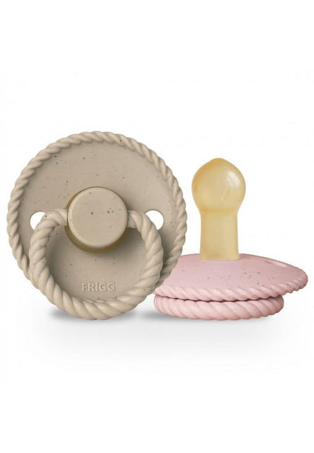 Dvojbalenie cumlíkov frigg mini mocha cappuccino/ rose latte, 6-18m, kaučuk