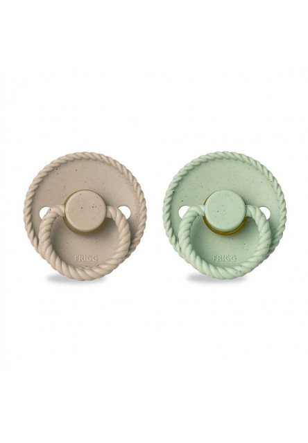 Dvojbalenie cumlíkov frigg mini mocha cappuccino/ matcha latte, 0-6m, kaučuk