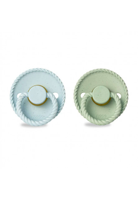 Dvojbalenie cumlíkov frigg mini mocha iced mocha/ matcha latte, 0-6m, kaučuk