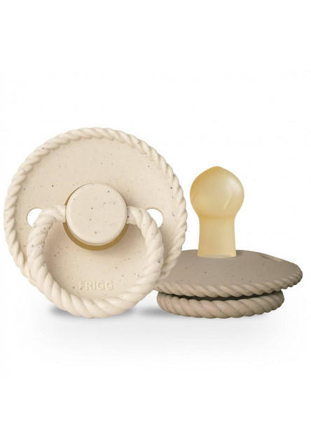 Dvojbalenie cumlíkov frigg mini mocha vanilla cream/ cappuccino, 0-6m, kaučuk