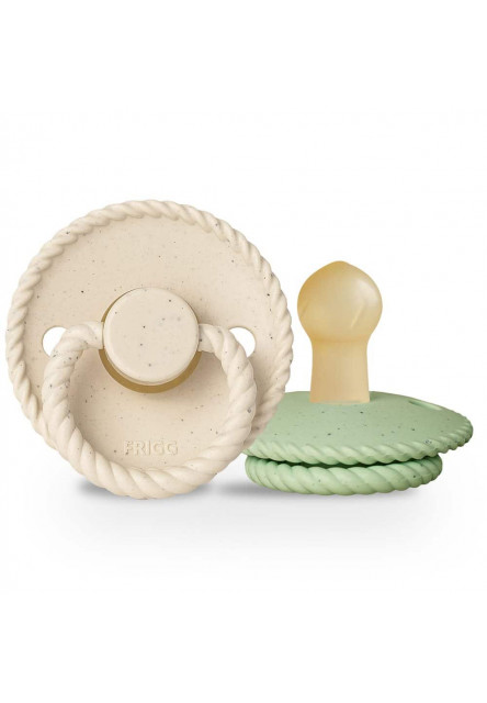 Dvojbalenie cumlíkov frigg mini mocha vanilla cream/ matcha latte, 0-6m, kaučuk