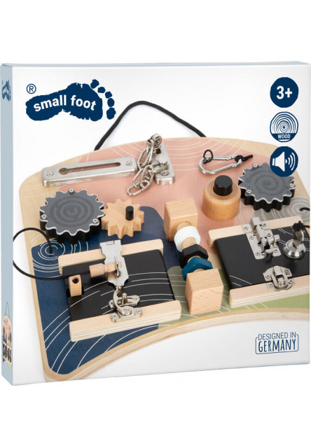 small foot Motorická doska so zámkami a otáčavými prvkami