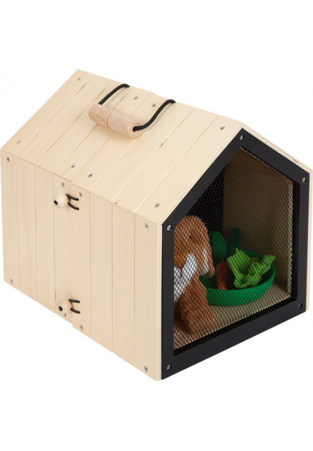small foot Plyšový králik v králikárni s výbehom
