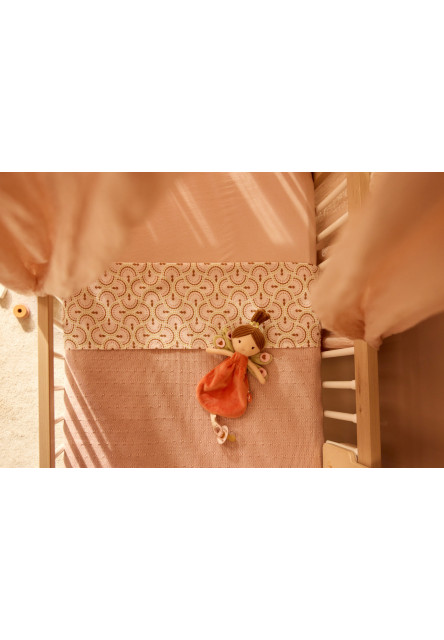 Deka 75x100cm Sprinkle Knit Silk Rose