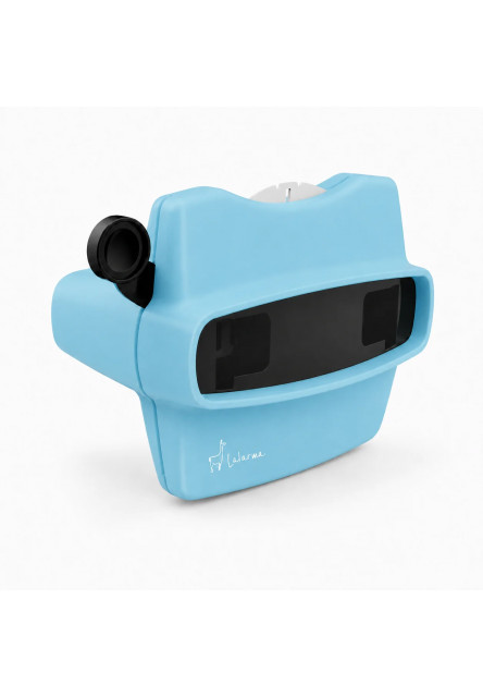 Retro 3D prehliadač obrázkov Blue