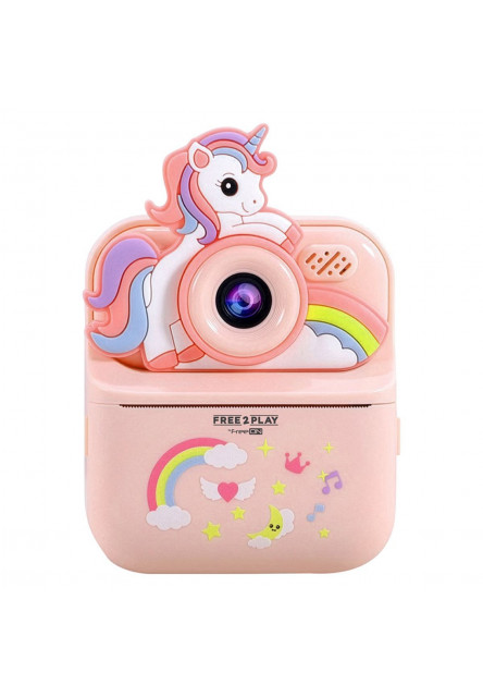 Free2Play Detský digitálny fotoaparát Unicorn